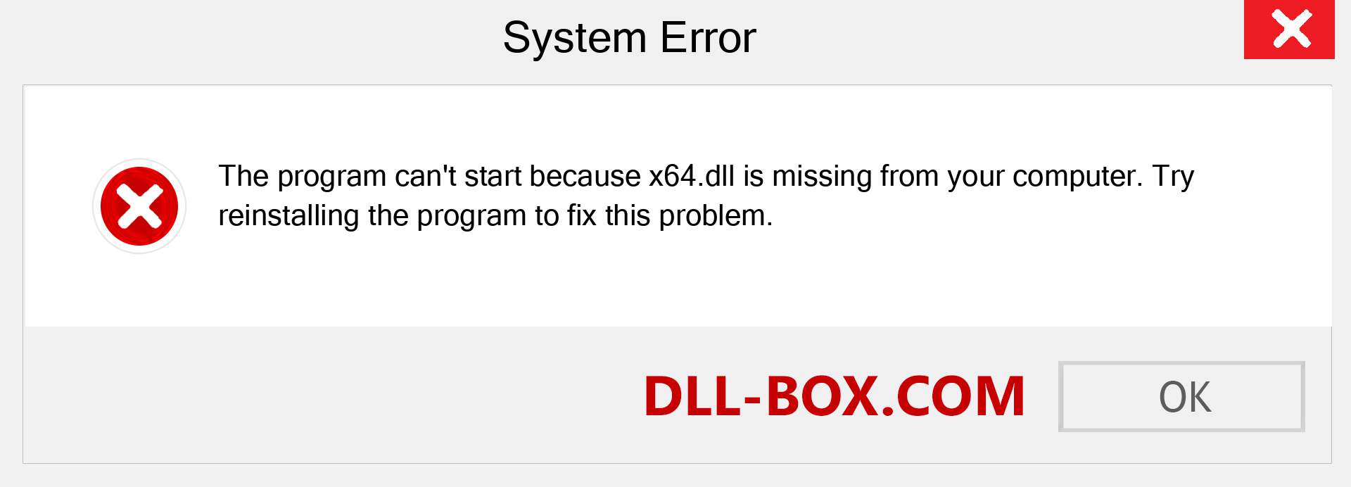  x64.dll file is missing?. Download for Windows 7, 8, 10 - Fix  x64 dll Missing Error on Windows, photos, images